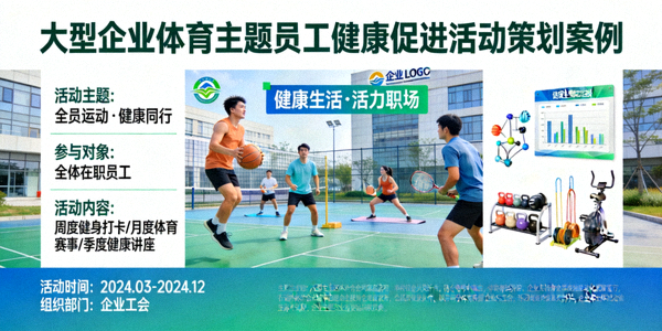 大型企业体育主题员工健康促进活动策划案例